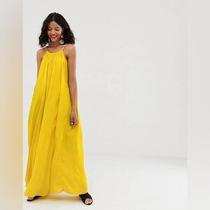 & Other Stories Yellow Maxi Dress